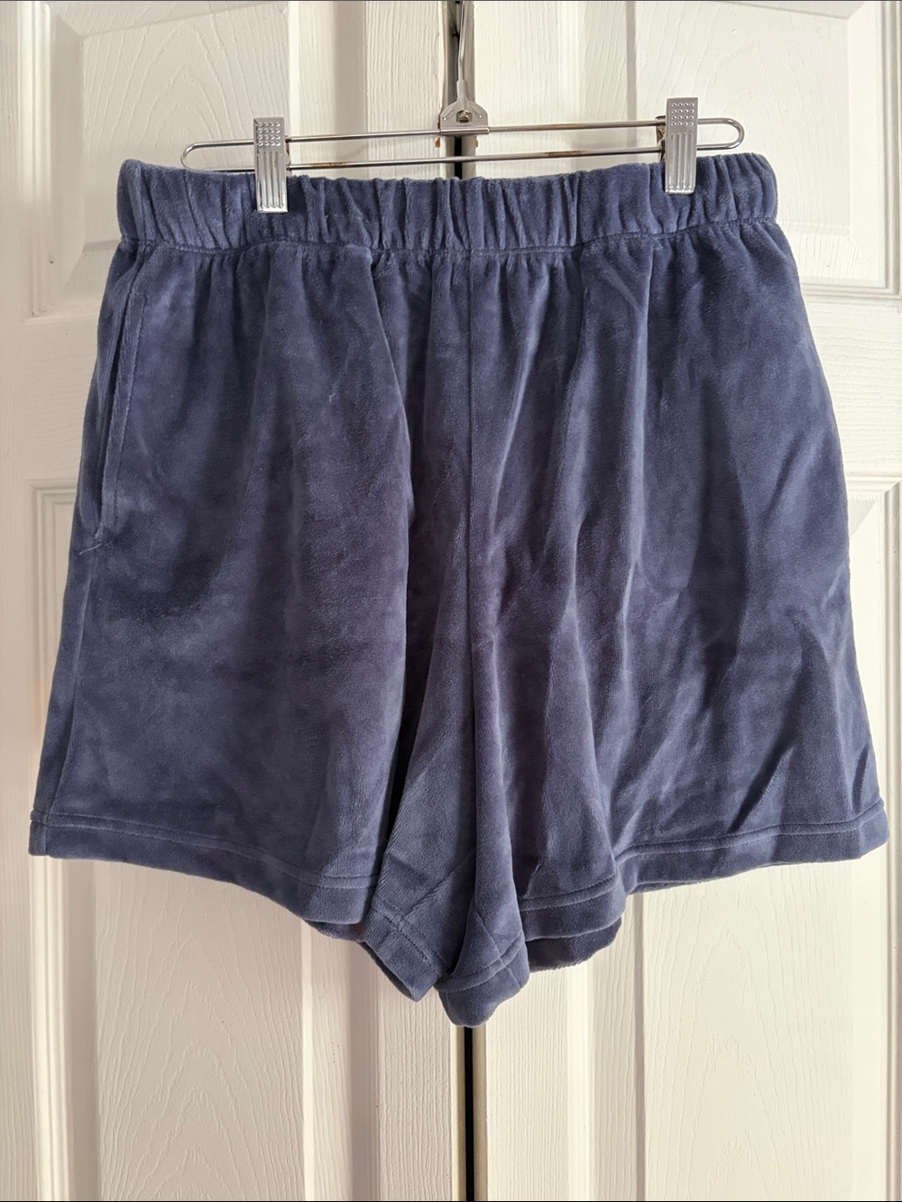 aerie Plush Lounge Athletic Shorts in lite Navy